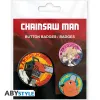 Obrazek Chainsaw Man – Oficjalny zestaw przypinek Denji, Devil & Pochita