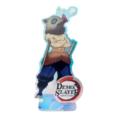 Obrazek Holograficzna figurka akrylowa Inosuke Hashibira – Demon Slayer