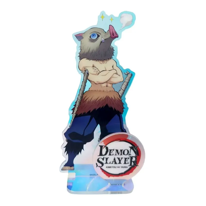 Obrazek Holograficzna figurka akrylowa Inosuke Hashibira – Demon Slayer