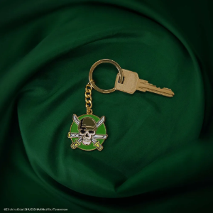 Obrazek Metalowy brelok Zoro (Pouch) – One Piece Netflix
