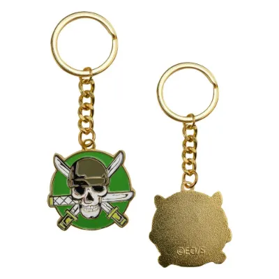 Obrazek Metalowy brelok Zoro (Pouch) – One Piece Netflix