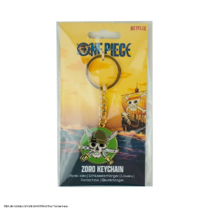 Obrazek Metalowy brelok Zoro (Pouch) – One Piece Netflix
