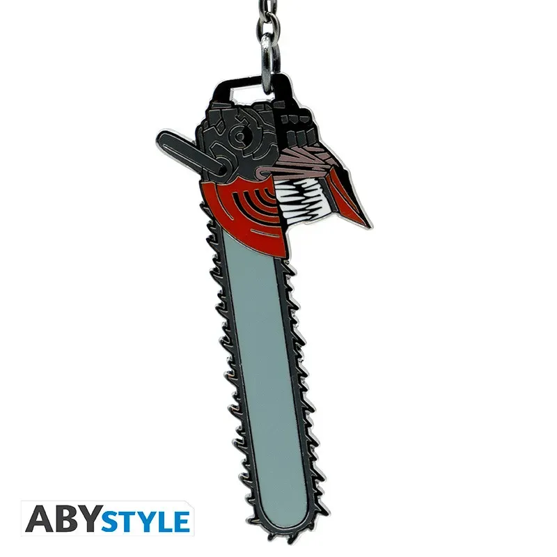 Obrazek Metalowy brelok Głowa Chainsaw Mana – Chainsaw Man