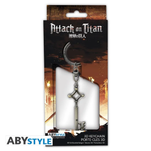 Obrazek Metalowy brelok 3D Klucz do piwnicy Erena – Attack on Titan