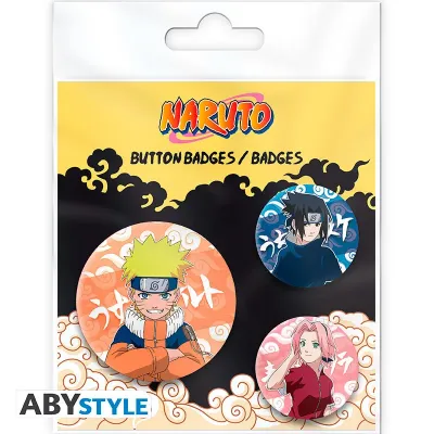 Obrazek Zestaw przypinek Team 7 – Naruto