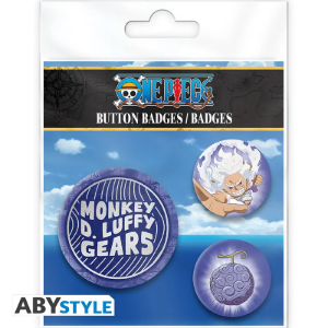 Obrazek Zestaw przypinek Luffy Gear 5 – One Piece