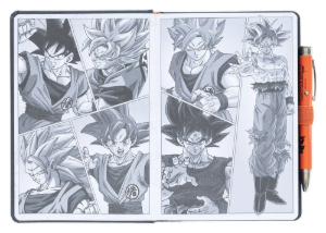 Obrazek Zestaw A5 Super Goku z projektorem i długopisem – Dragon Ball