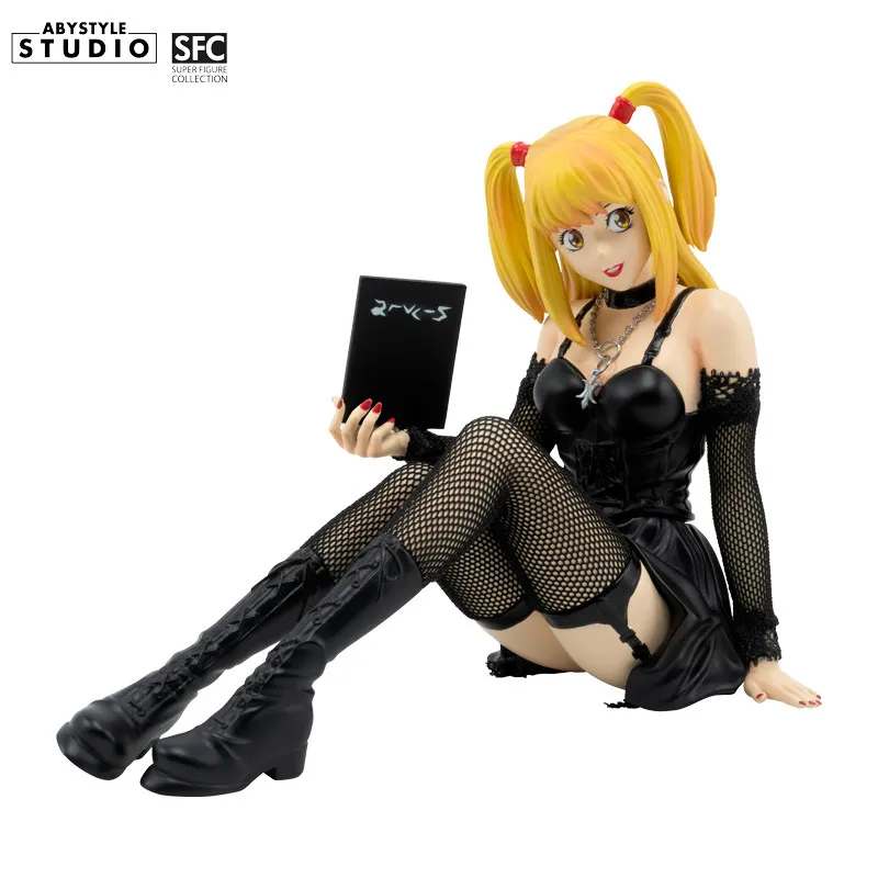 Figurka Misa Amane z anime Death Note w czarnej sukience trzymająca Notes Śmierci