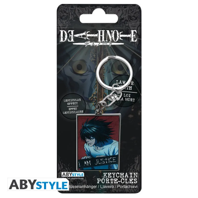 Oryginalne opakowanie ze zmieniającym się brelokiem Death Note od ABYstyle
