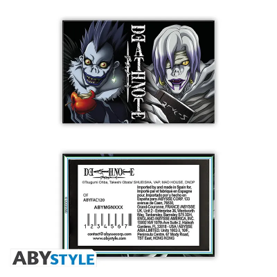 Czarna elastyczna powłoka magnetyczna na odwrocie magnesu Death Note